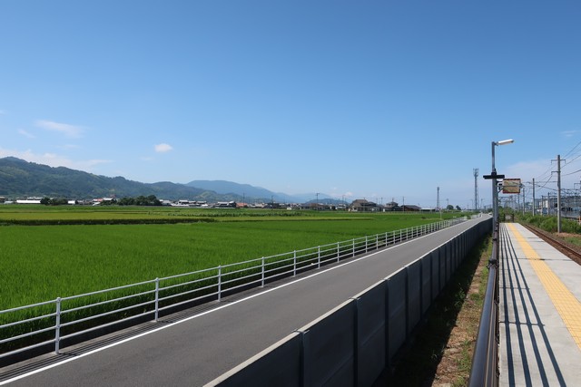 南伊予駅 ホーム