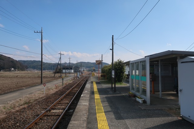 俵田駅 ホーム