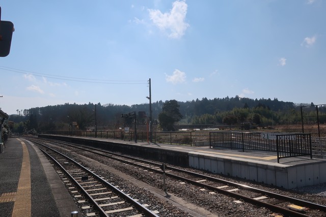 久留里駅 ホーム