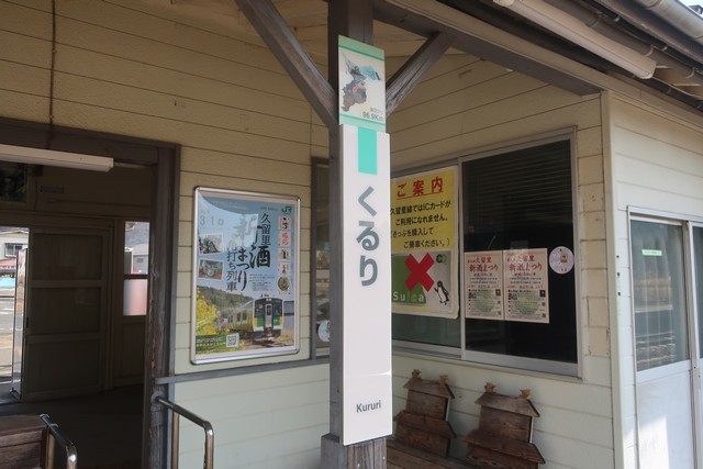 久留里駅 駅名標