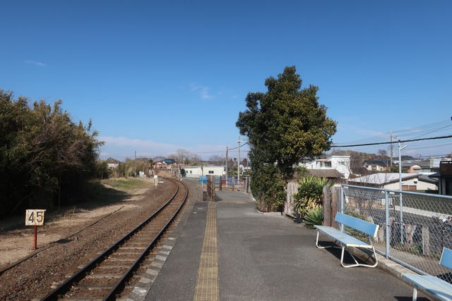 馬来田駅 ホーム