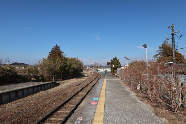 馬来田駅 ホーム