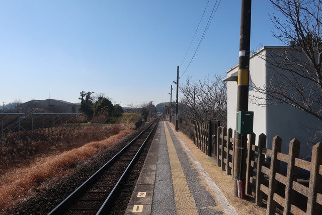 東清川駅 ホーム