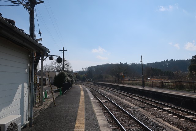 久留里駅 ホーム