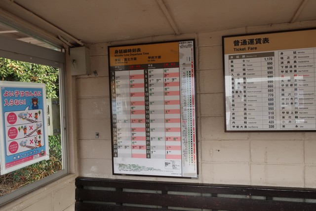 市ノ瀬駅 ホーム