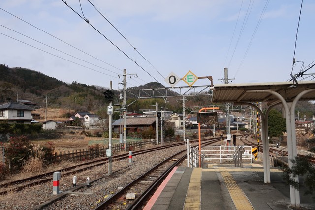 甲斐常葉駅 ホーム