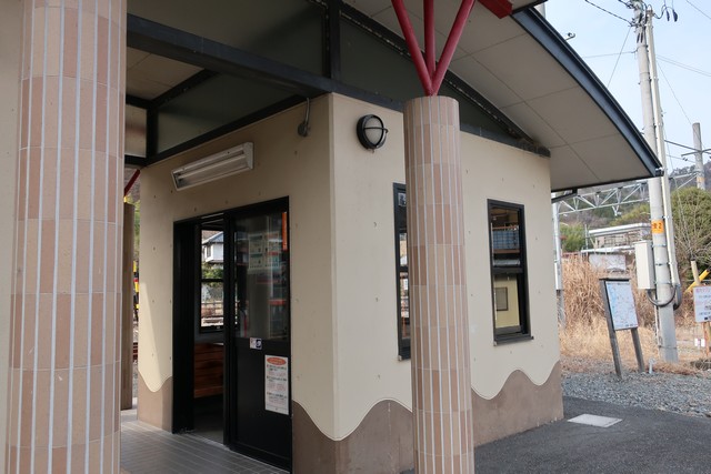 甲斐常葉駅 駅舎