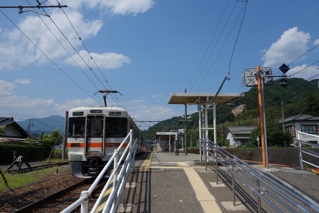 甲斐大島駅 ホーム