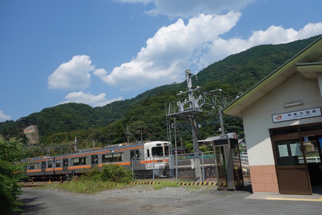 甲斐大島駅 駅舎