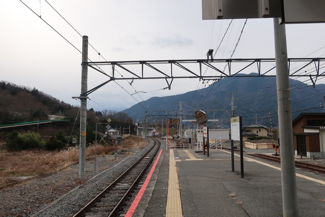 波高島駅 ホーム