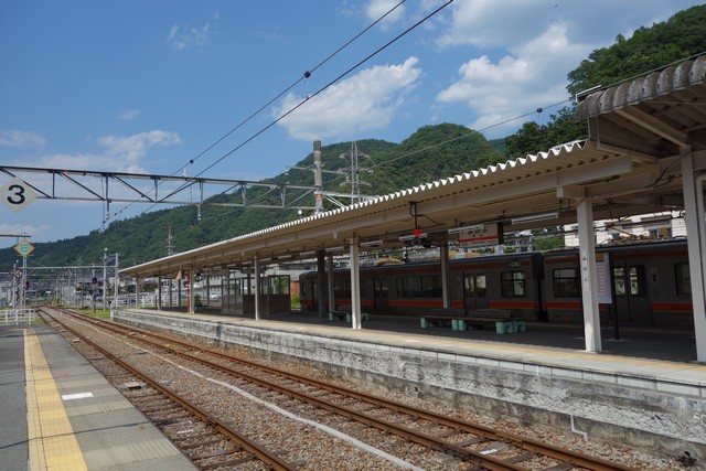 身延駅 ホーム