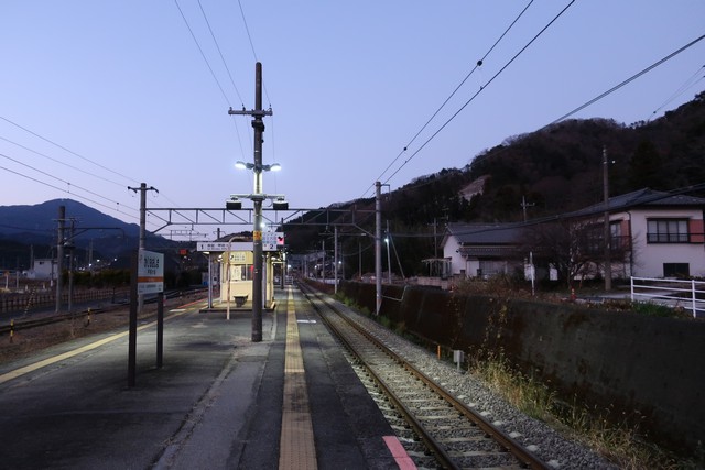 甲斐大島駅 ホーム