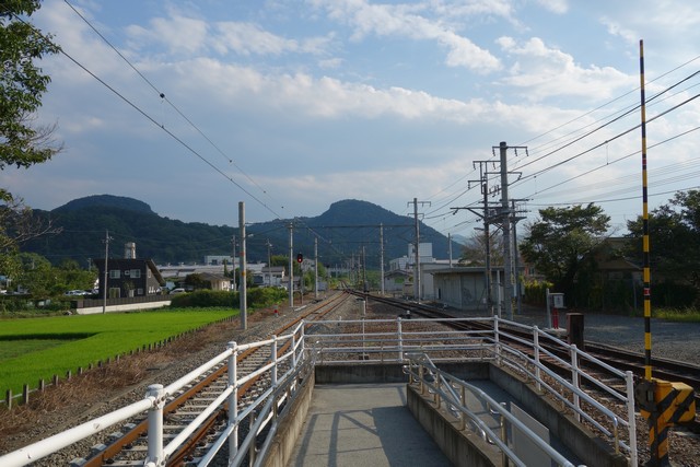 甲斐岩間駅 ホーム