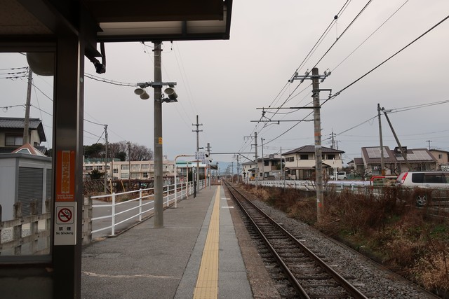 芦川駅 ホーム