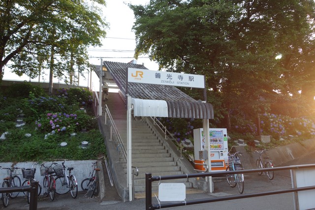 善光寺駅 ホーム
