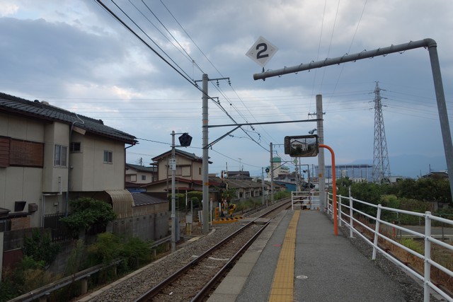 甲斐住吉駅 ホーム