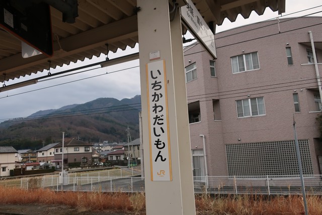 市川大門駅 駅名標