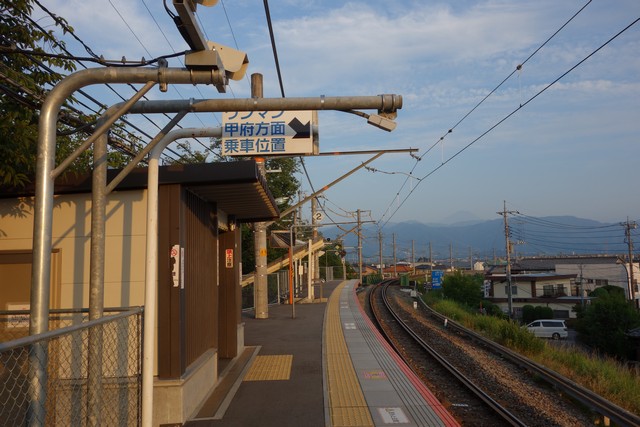 善光寺駅 ホーム