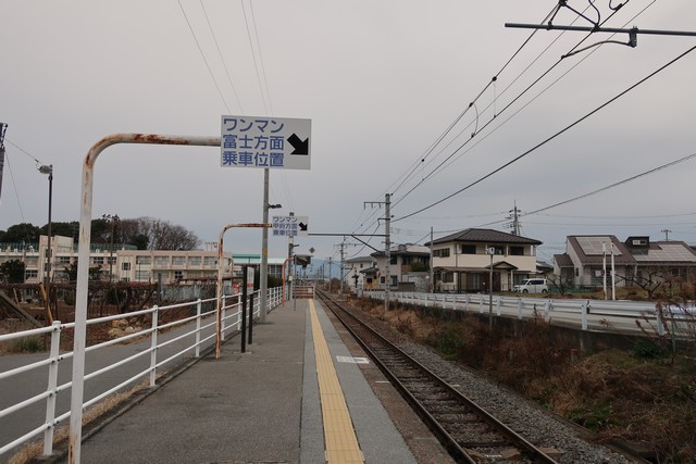 芦川駅 ホーム