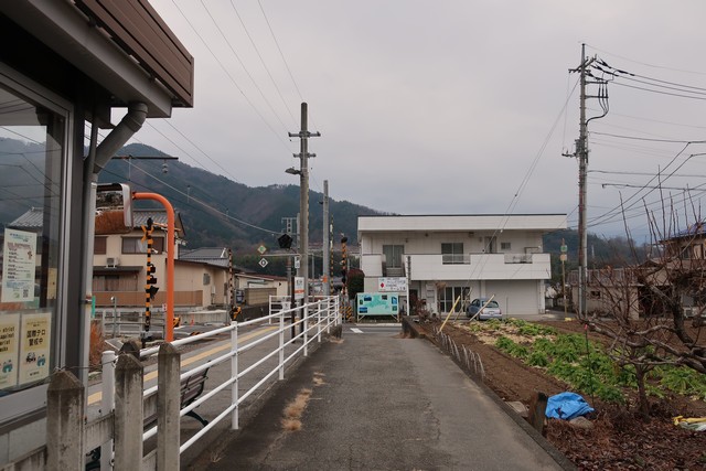 芦川駅 駅前
