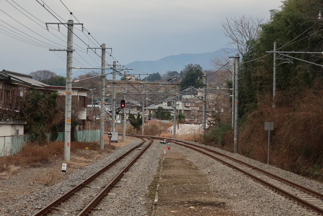 甲斐上野駅 ホーム