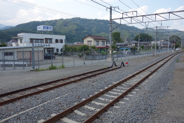 甲斐岩間駅 ホーム