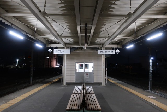 南甲府駅 ホーム