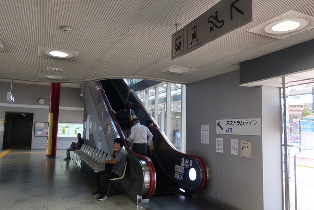大町駅 改札口