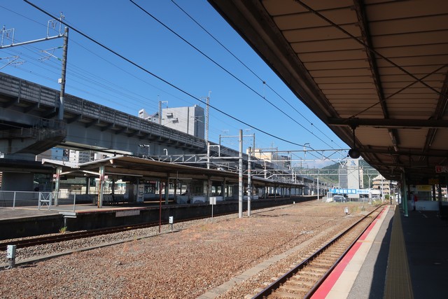 横川駅 ホーム