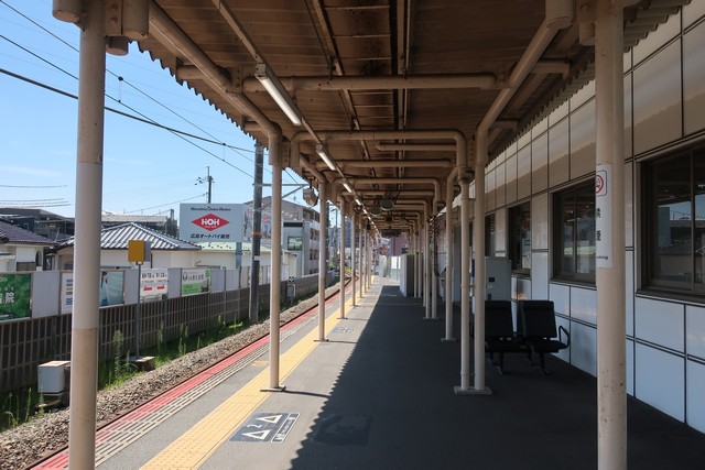 大町駅 ホーム