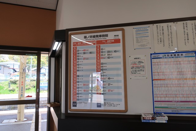 明科駅 改札口