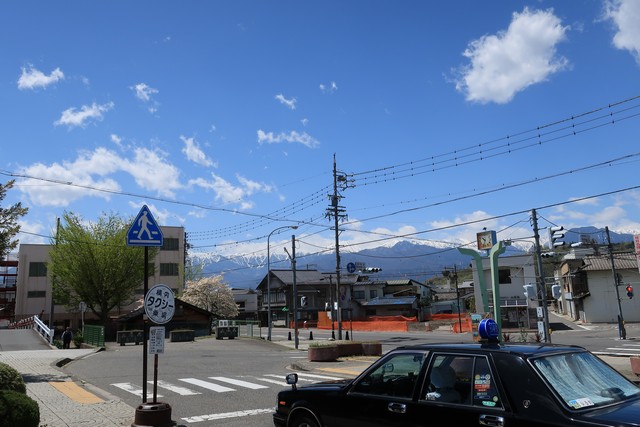 明科駅 駅前