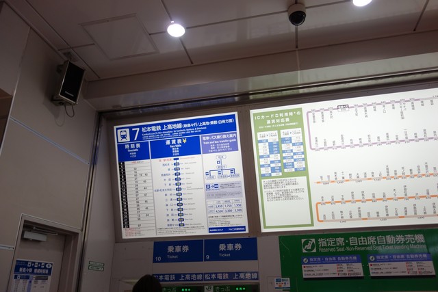 松本駅 改札口
