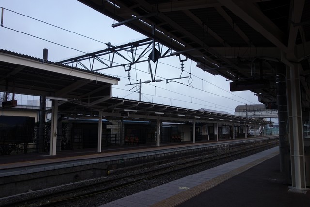 明科駅 ホーム
