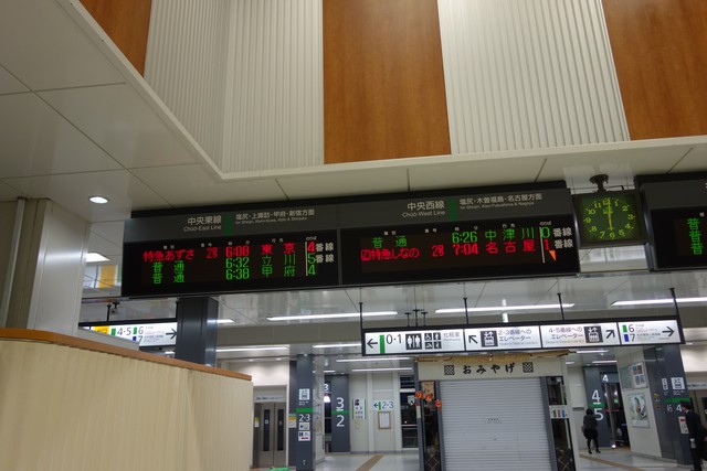 松本駅 改札口