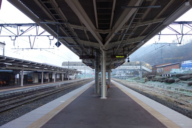 明科駅 ホーム