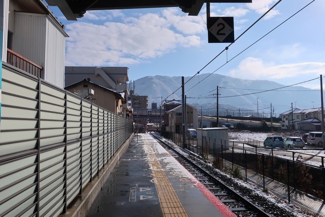 河戸帆待川駅 ホーム