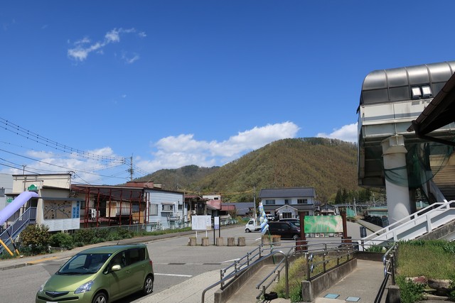 明科駅 駅前