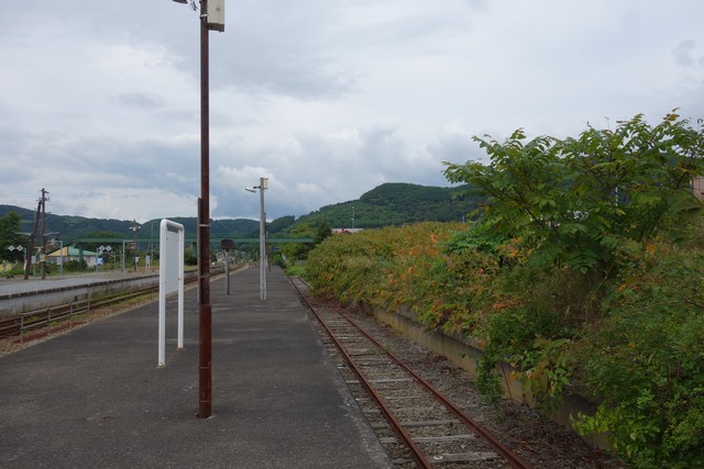 豊浦駅 ホーム