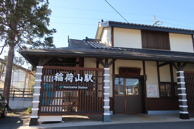 稲荷山駅 駅舎