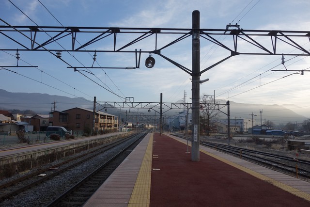 聖高原駅 ホーム