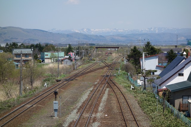 長万部駅 駅前
