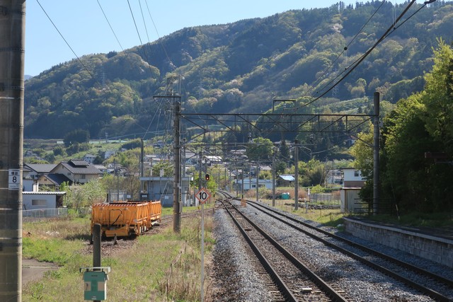 稲荷山駅 ホーム