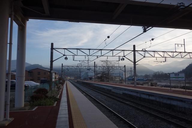 聖高原駅 ホーム