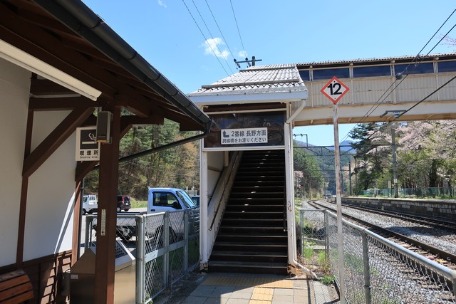 冠着駅 ホーム