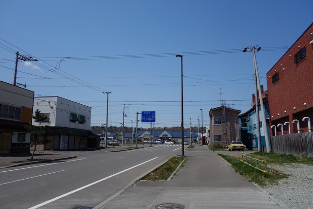 長万部駅 駅前