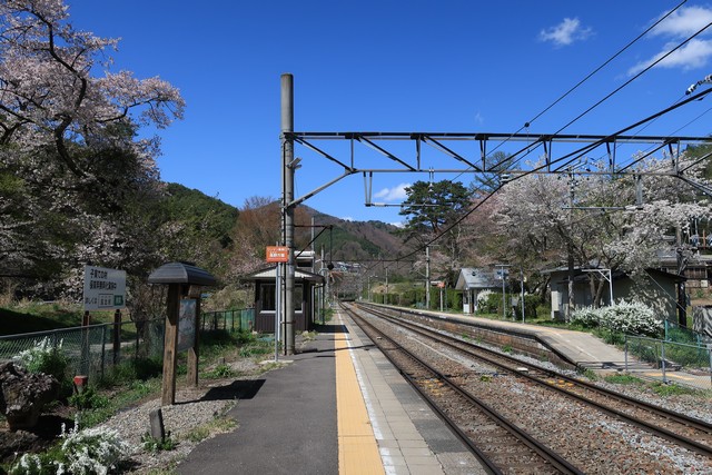 冠着駅 ホーム