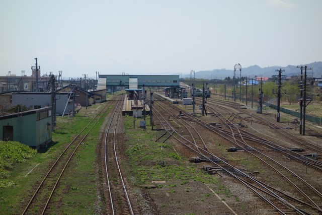 長万部駅 駅前