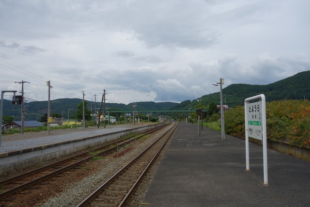 豊浦駅 ホーム