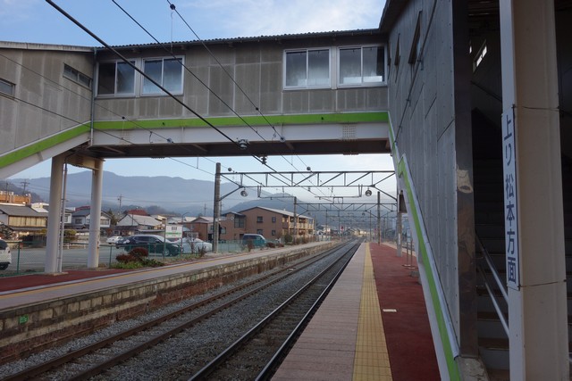 聖高原駅 ホーム